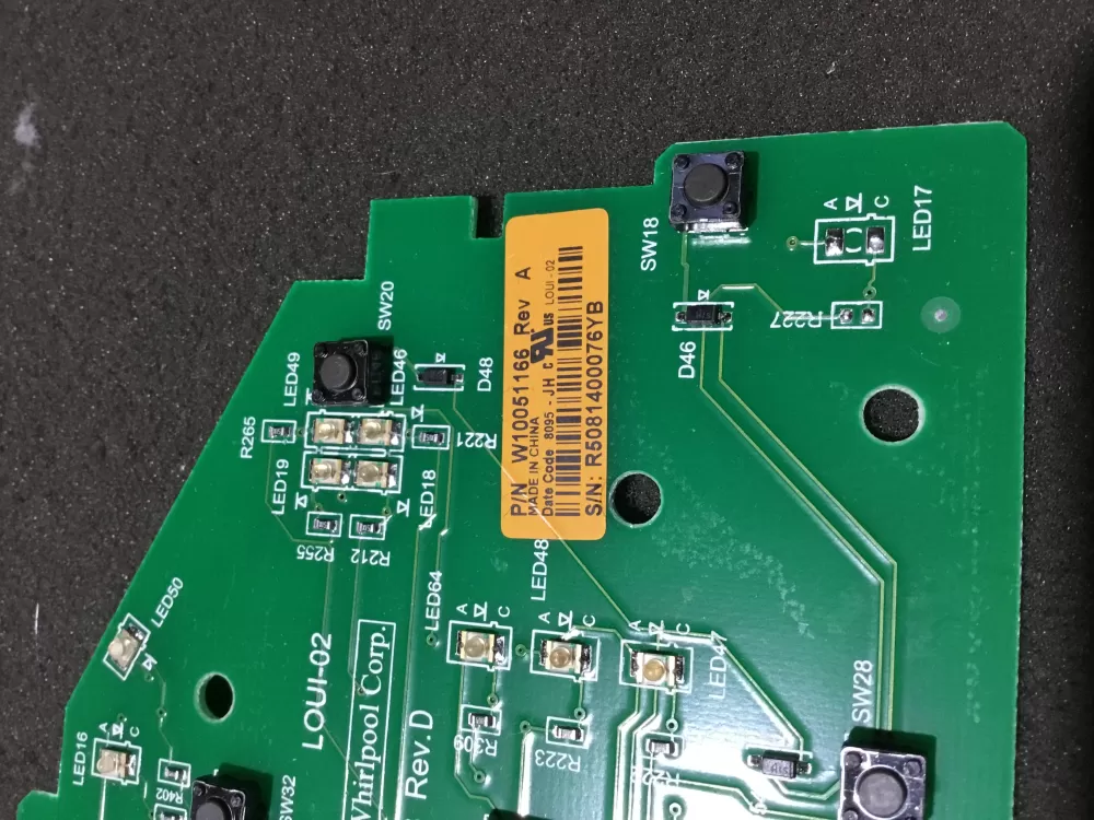 Whirlpool W10051166 Dryer Control Board AZ107319 | NR264