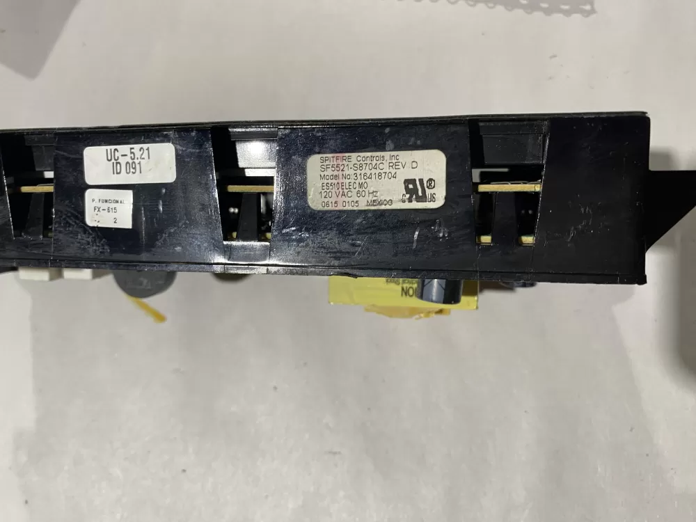 Electrolux SF5521-S8704 Range Display Control Board AZ122414 | BK2242
