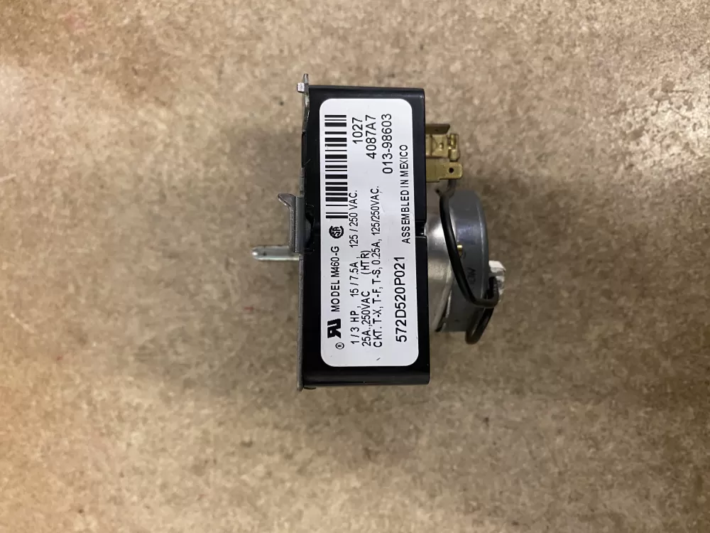 GE 572D520P021 WE4M271 Dryer Timer