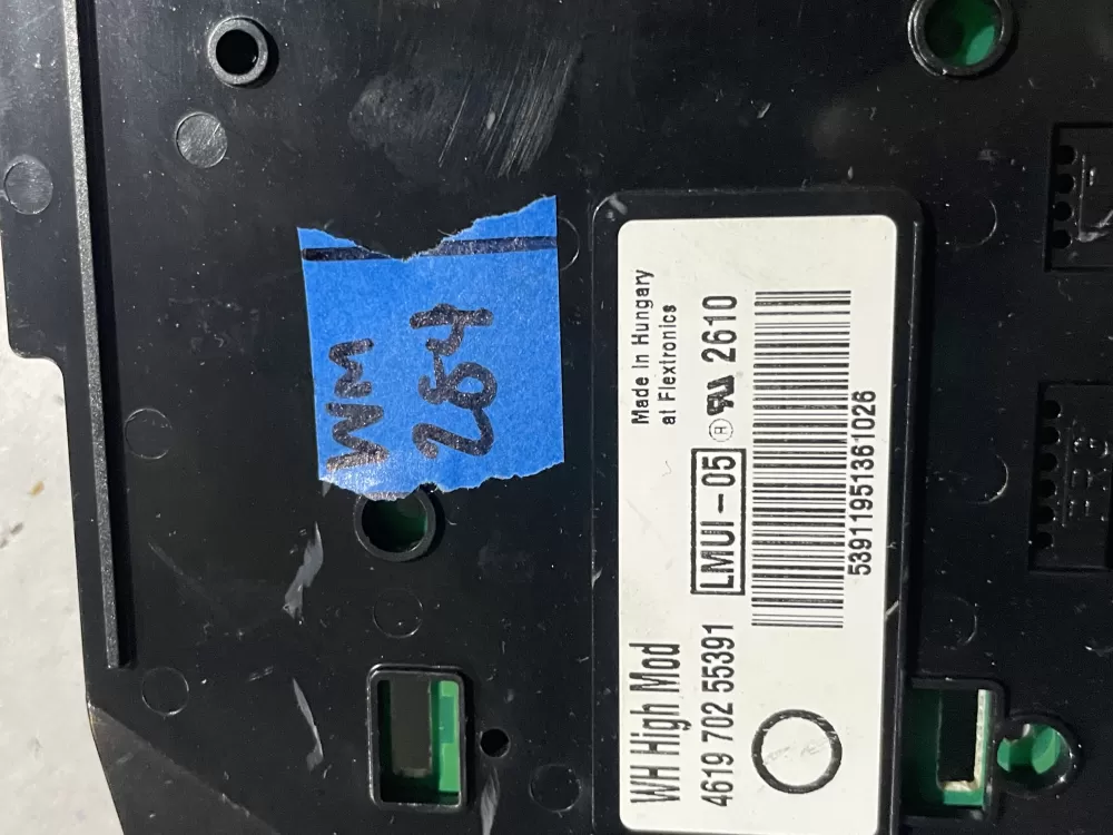 Whirlpool 4619-702-55391 Washer Control Board AZ200628 | Wm284