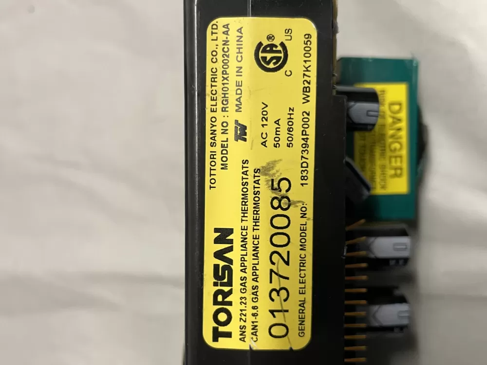 GE WB27K10059 183D7394P002 Range Control Board AZ207918 | Wmv920