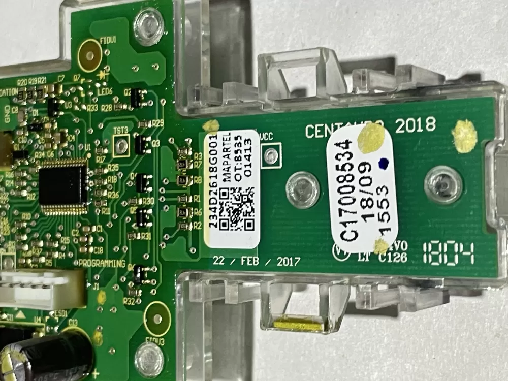 GE 234D2618G001 WE04X27284 Dryer Control Board AZ120383 | Wm2214