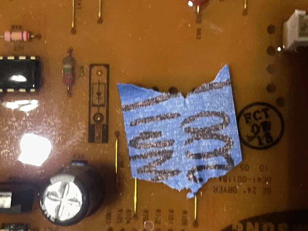 GE Samsung DC92-00251A Dryer Control Board AZ30771 | WM200