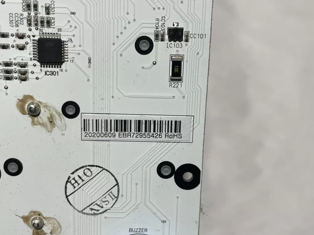 LG EBR72955422 EBR72955426 Refrigerator Control Board  AZ118003 | Wm2180