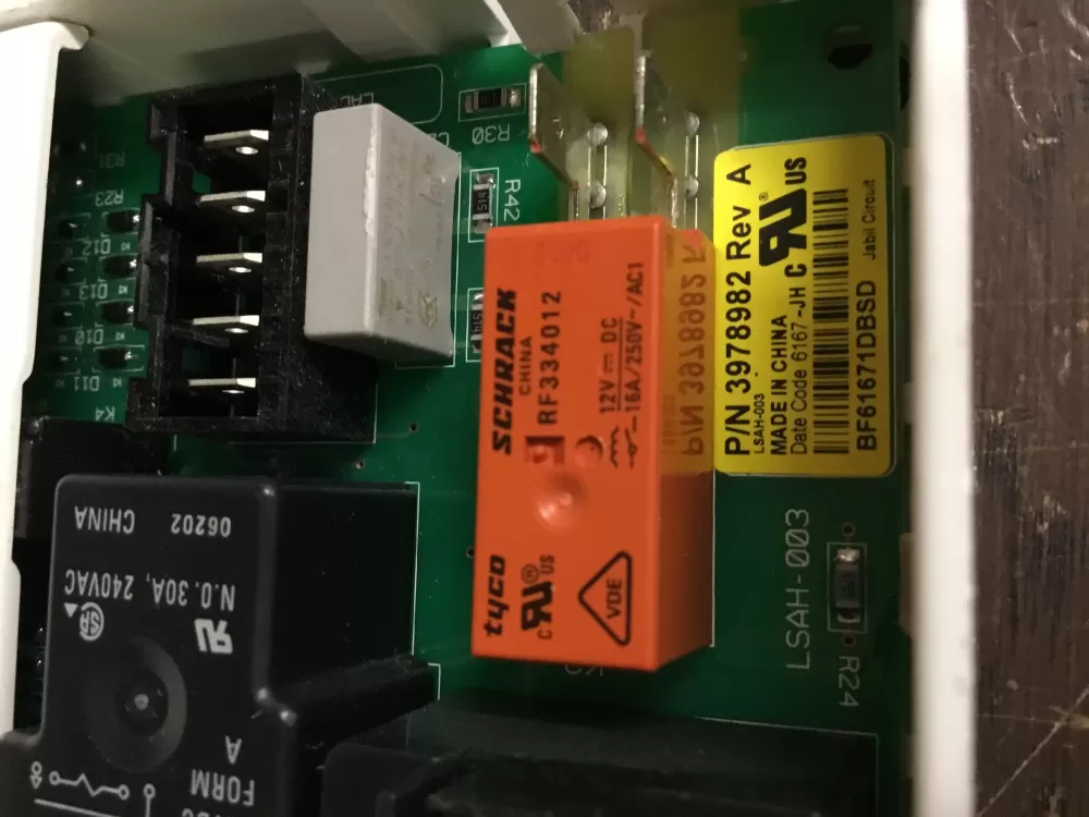 Whirlpool Maytag WPW10111616 W10118243 Dryer Control Board AZ14562 | NR560