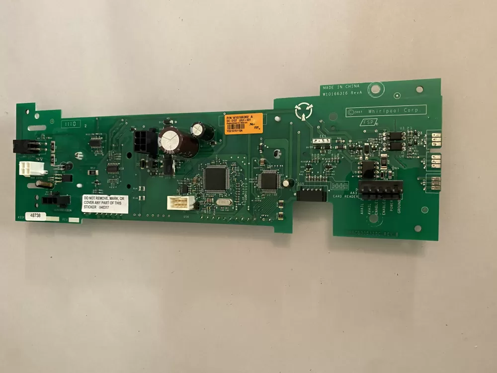 OEM Whirlpool Washer Control Board W10166362 AZ111103 | BK1880