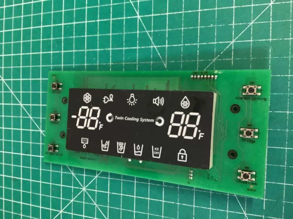 Samsung DA41-00463E Refrigerator Dispenser Display Control Pn: