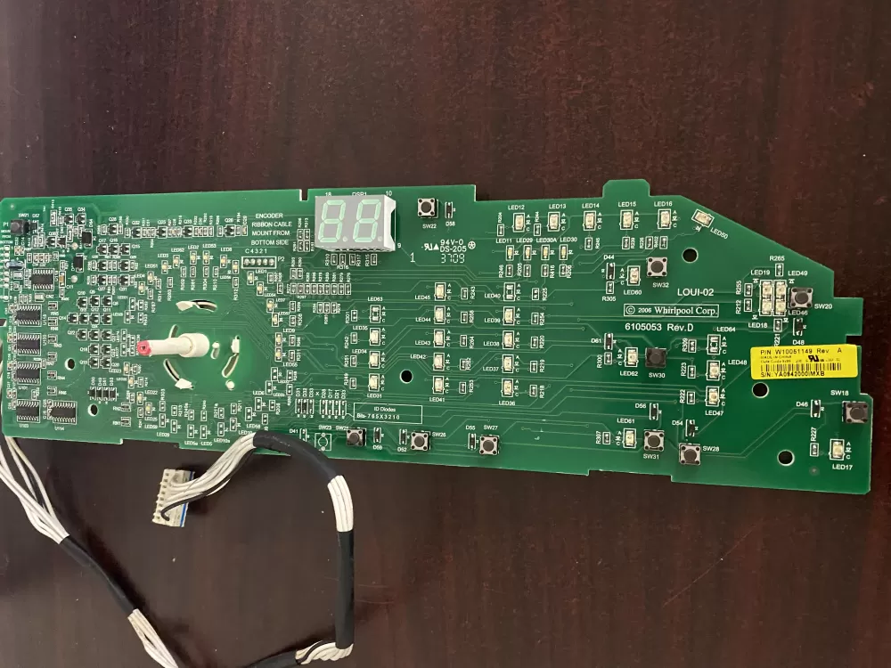 Whirlpool W10051149 WPW10051149 PS11748073 Washer Control Board
