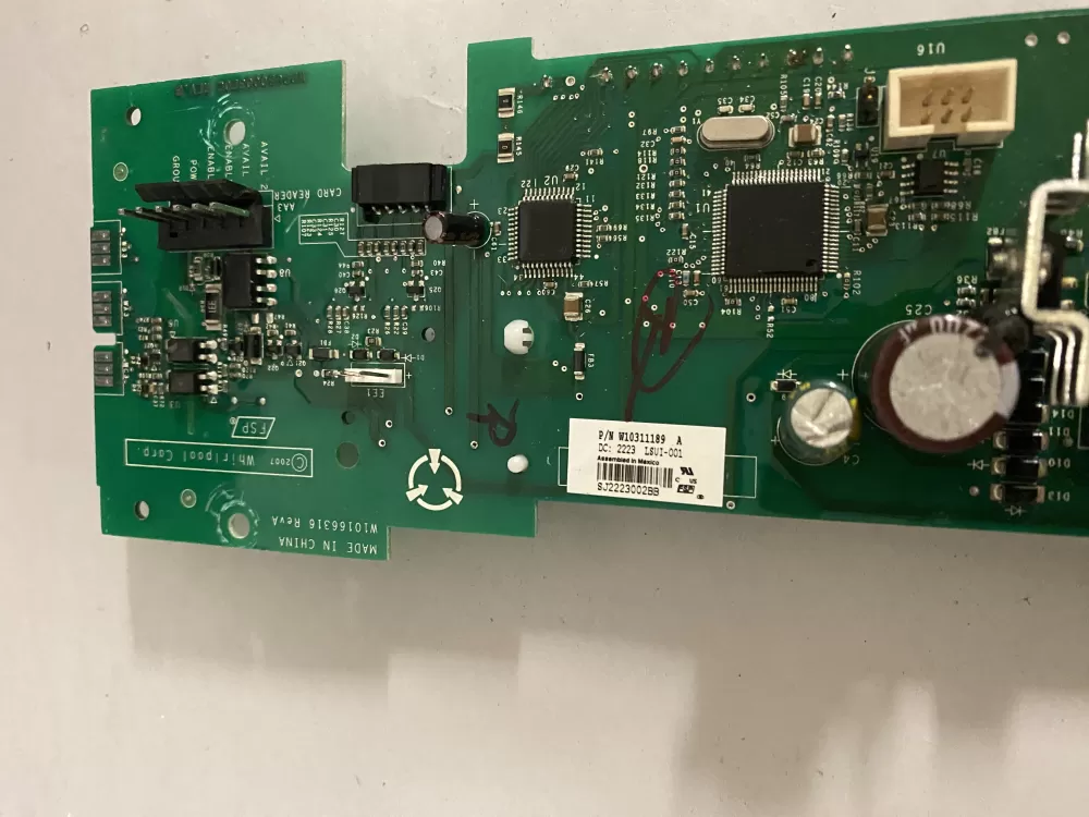 WHIRLPOOL WPW10311189 W10311189 WASHER CONTROL BOARD AZ197666 | BK2738