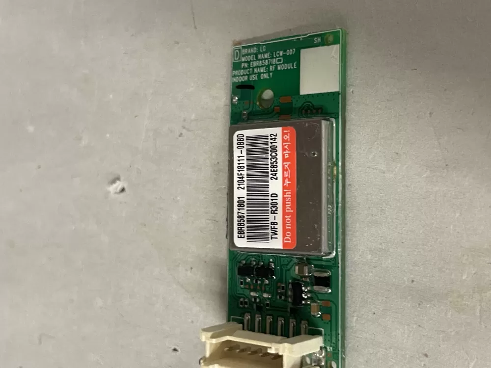 LG AGL75675201 EBR81815701 Dishwasher Control Panel AZ218487 | Wm1568