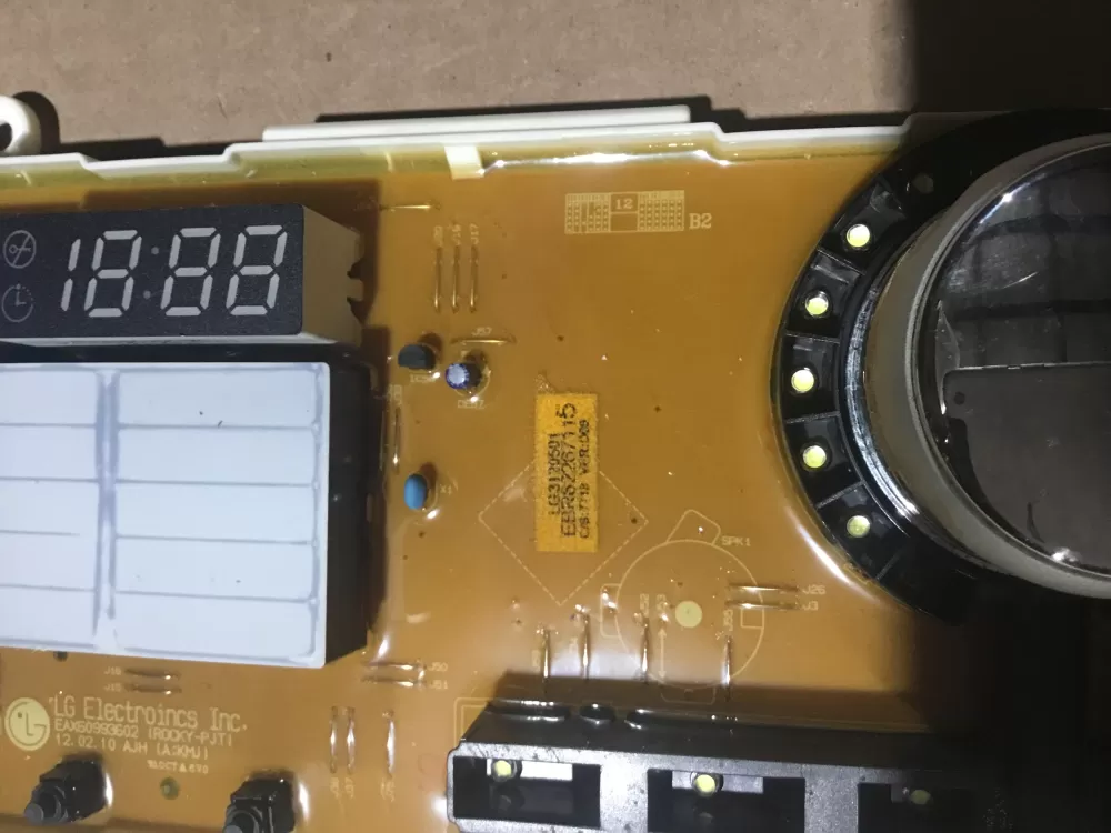Samsung EBR82267115 Washer Display Control Board AZ88765 | Wmv111