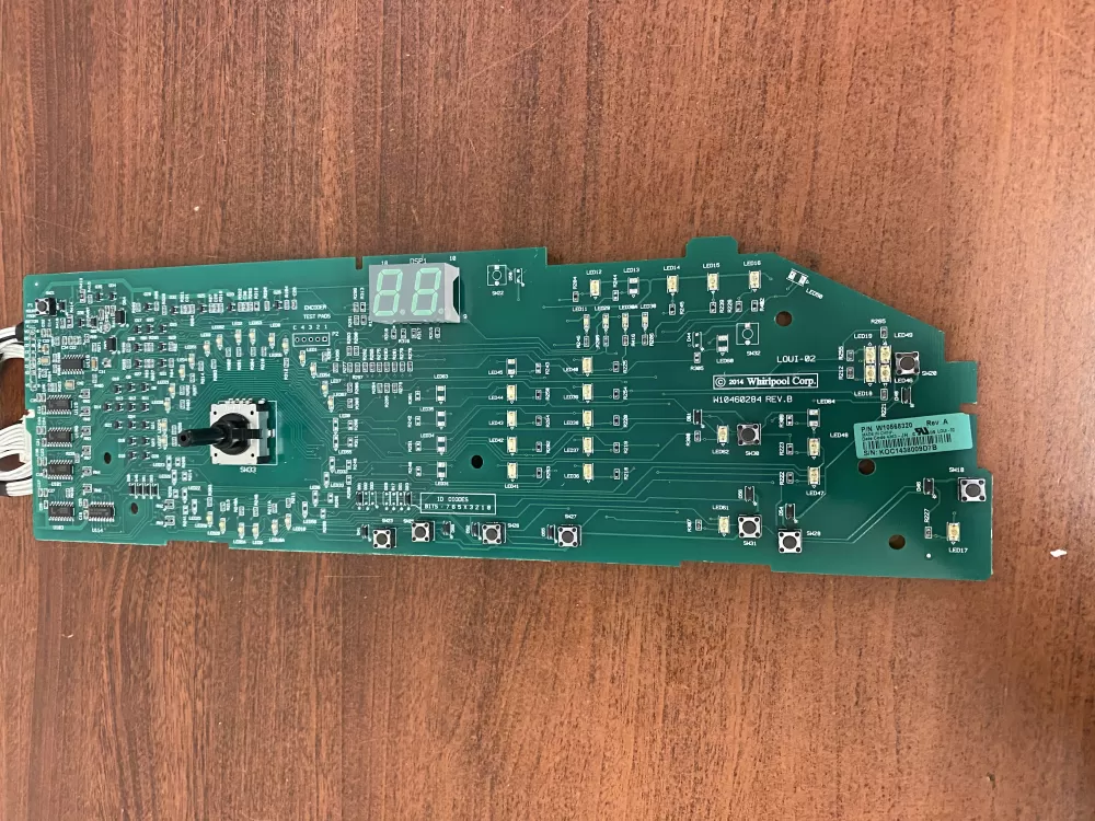 Whirlpool W10568320 Dryer Control Board