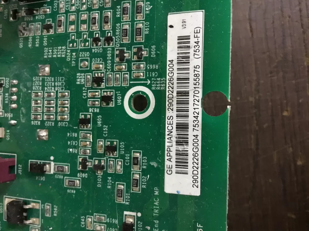 GE 290D2226G004 Washer Control Board AZ33516 | NRV367