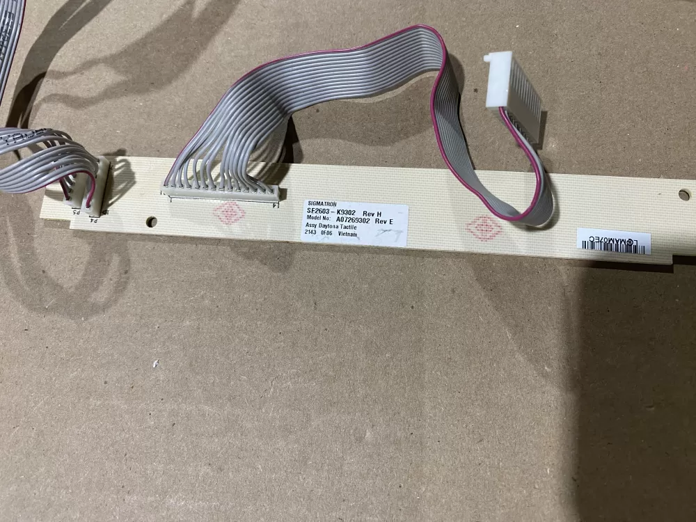 Frigidaire A07269302 SF2603 K9302 Dishwasher Control Board AZ68058 | BK948