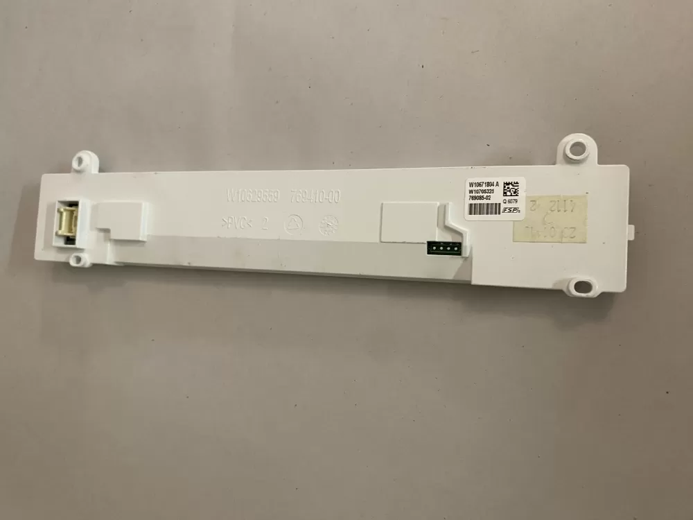 Whirlpool W10671804 Dishwasher Control Board Interface AZ111148 | BK522