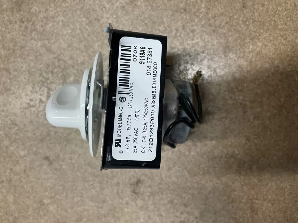 Hotpoint  GE 212D1233P010 WE4M362 Dryer Timer