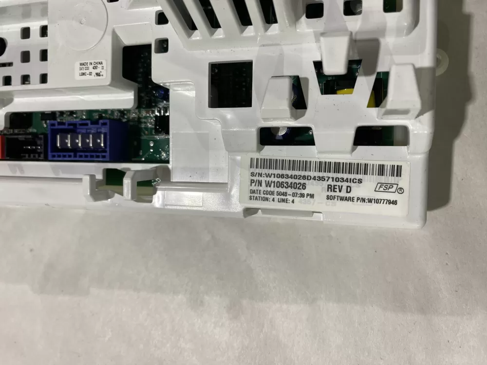 Whirlpool AP5951723 W10634026 PS10056798 Washer Control Board AZ150043 | BK2496
