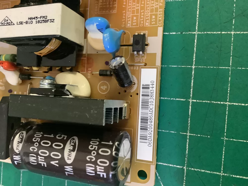 Samsung DA92 00486A Refrigerator Control Board AZ211623 | NR1768