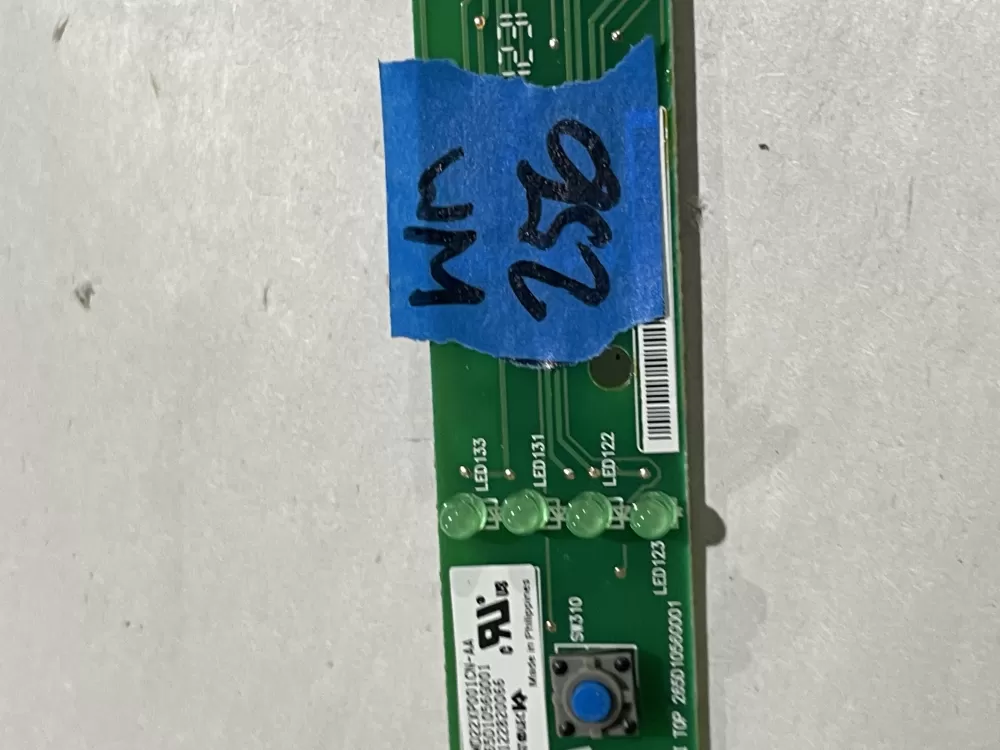 GE 265D1056G001 Dishwasher Control Board Interface User AZ184681 | Wm256