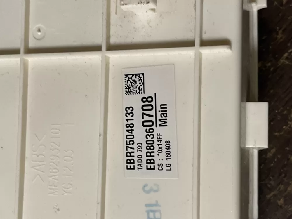 LG Kenmore EBR80360708 Washer Control Board AZ51656 | Wmv531
