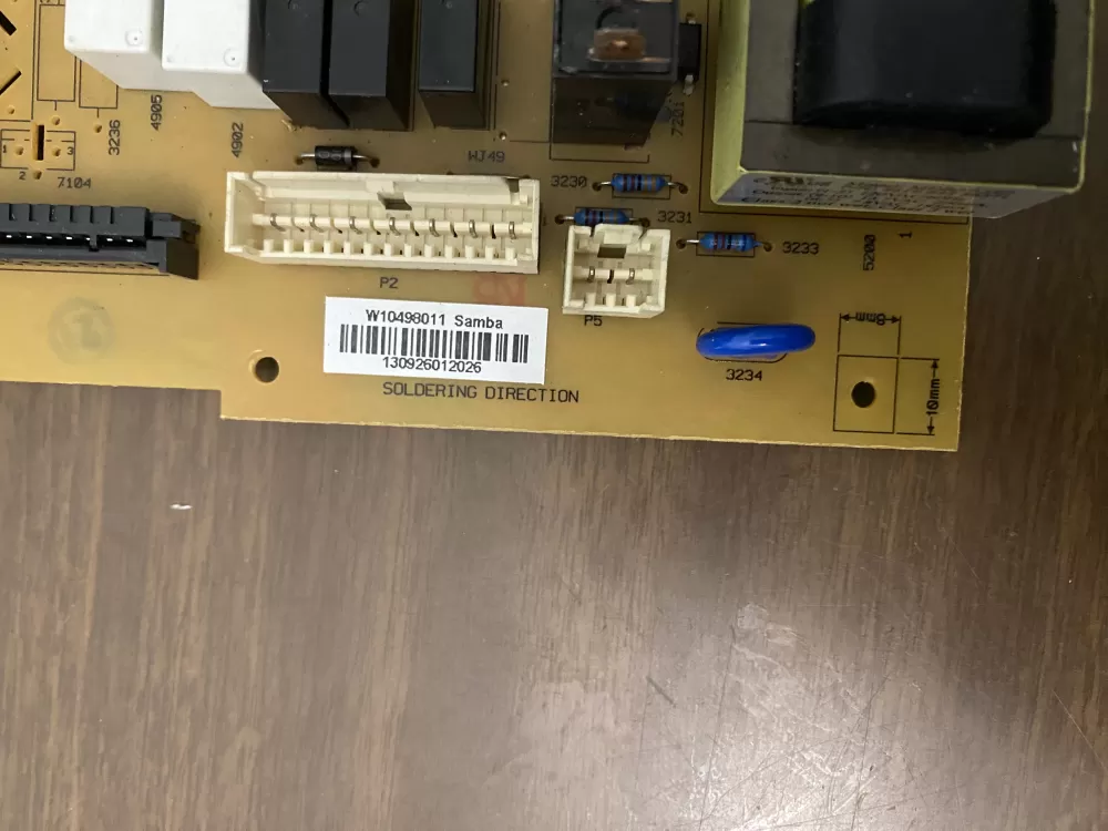 Whirlpool W10468662 Microwave Control Board Panel AZ101859 | BK707