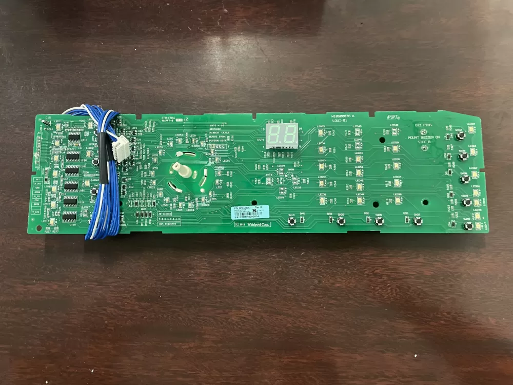Whirlpool  Kenmore W10583043 WPW10578751 AP6023176  W10578751 PS11756517 Washer Control Board Interface