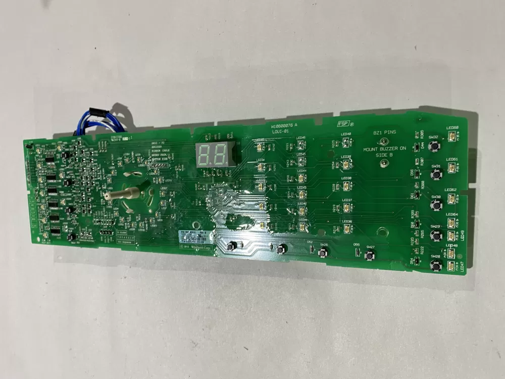 Whirlpool  Kenmore W10583043 WPW10578751 AP6023176  W10578751 PS11756517 Washer Control Board Interface
