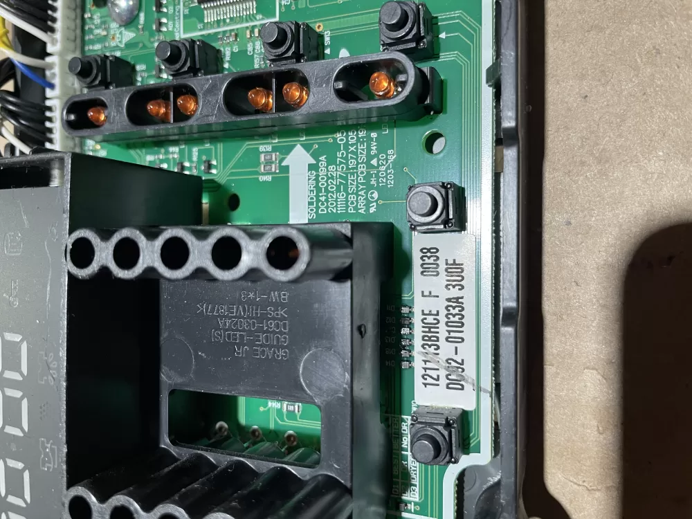Samsung DC92 01033A Washer Control Board AZ72498 | KM829
