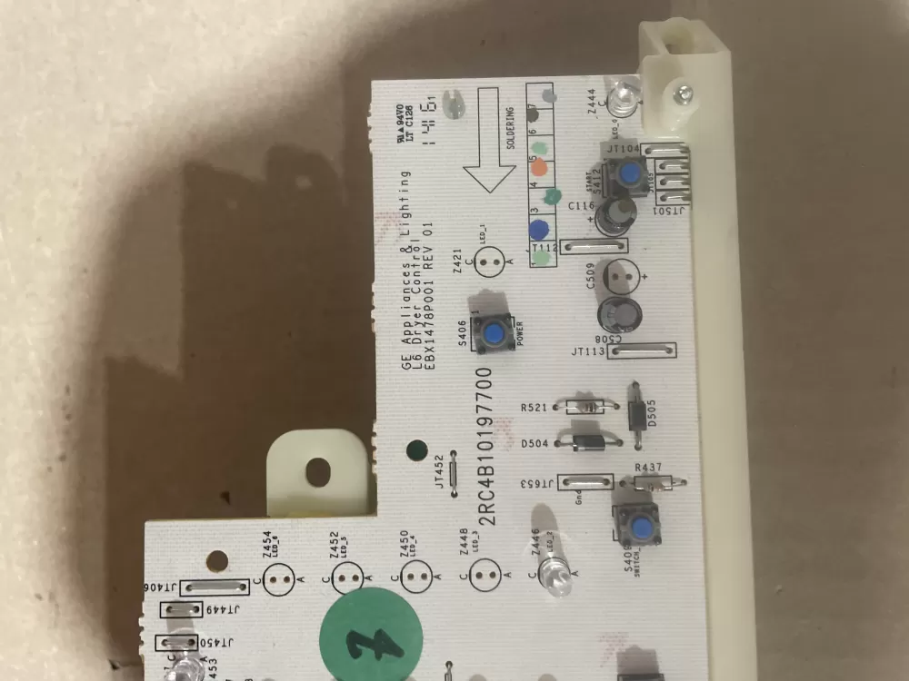 GE 234D1504G005 Dryer Control Board AZ63822 | KMV574