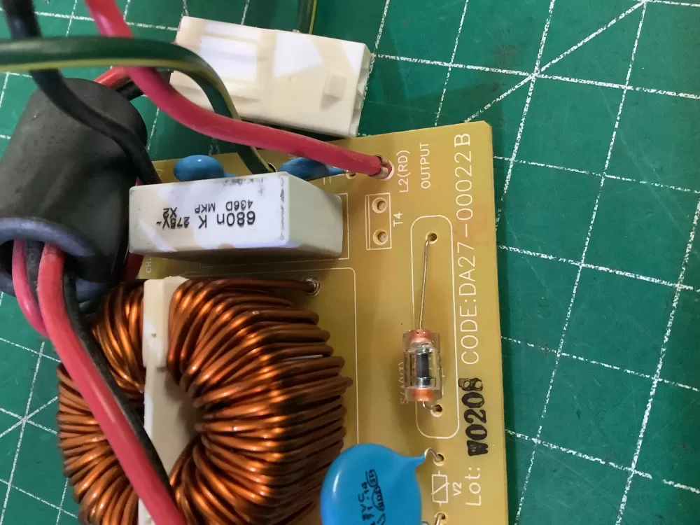 Samsung 00043D 00022B Refrigerator Control Board Noise Filter AZ201791 | NR330