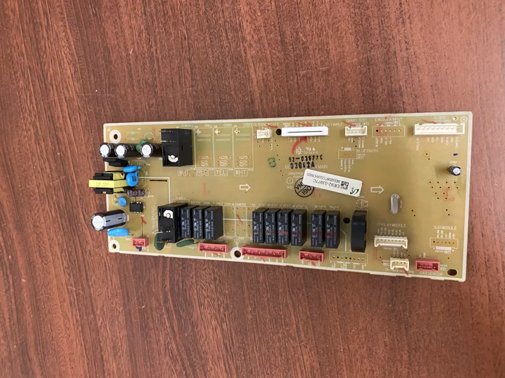 Samsung DE92-03977C Microwave Control Board Panel