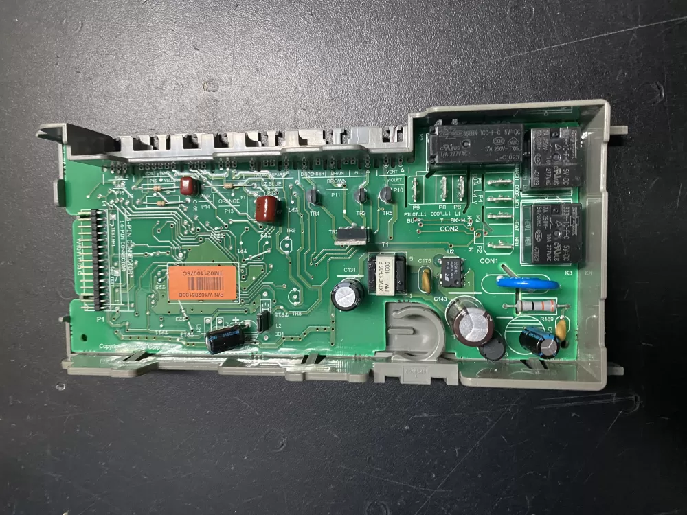 Whirlpool  Maytag  KitchenAid  Kenmore AP6018711 W10130967 W10208673 W10285180 WPW10285180 PS11752013 Dishwasher Control Board