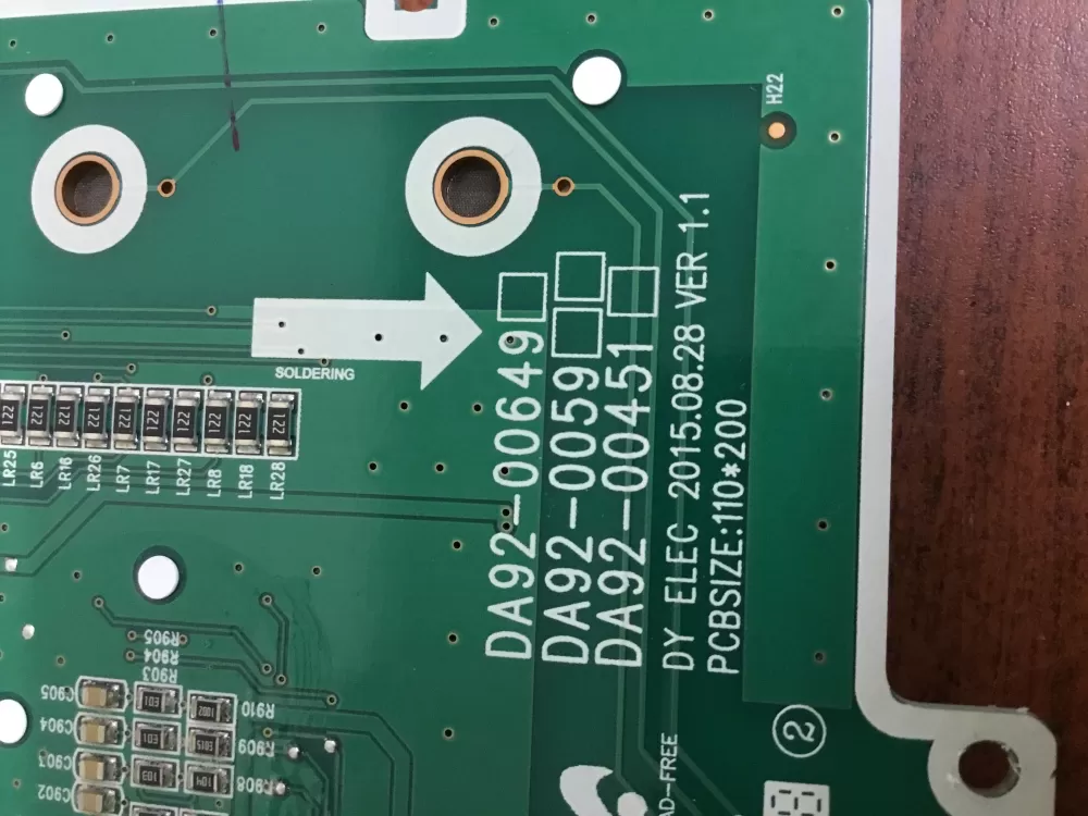 Samsung DA92 00649A Refrigerator Control Board Dispenser AZ31411 | NR1670