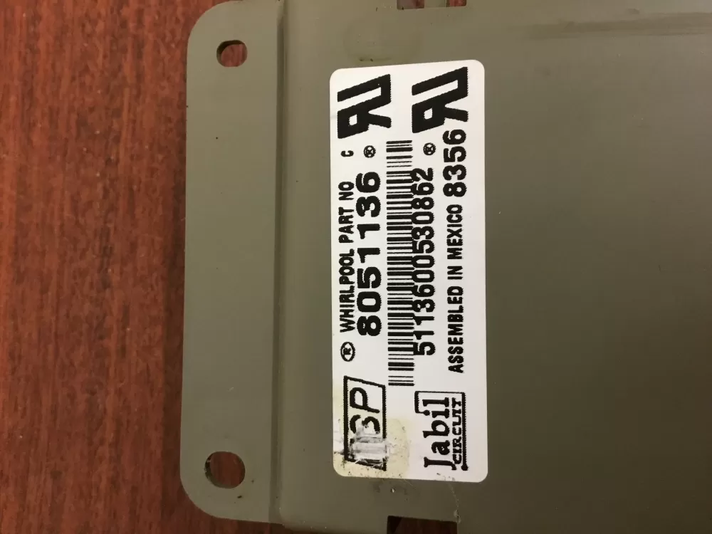 Whirlpool Kenmore KitchenAid 8051136 Dishwasher Control Board AZ34439 | NR1704