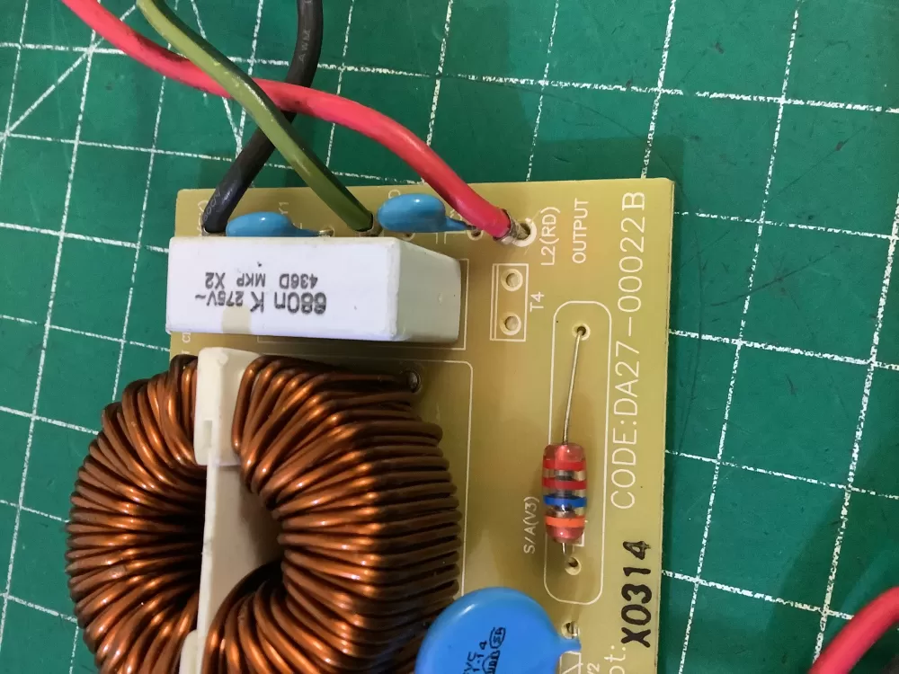 Samsung 00043D 00022B Refrigerator Control Board Noise Filter AZ204331 | NR314