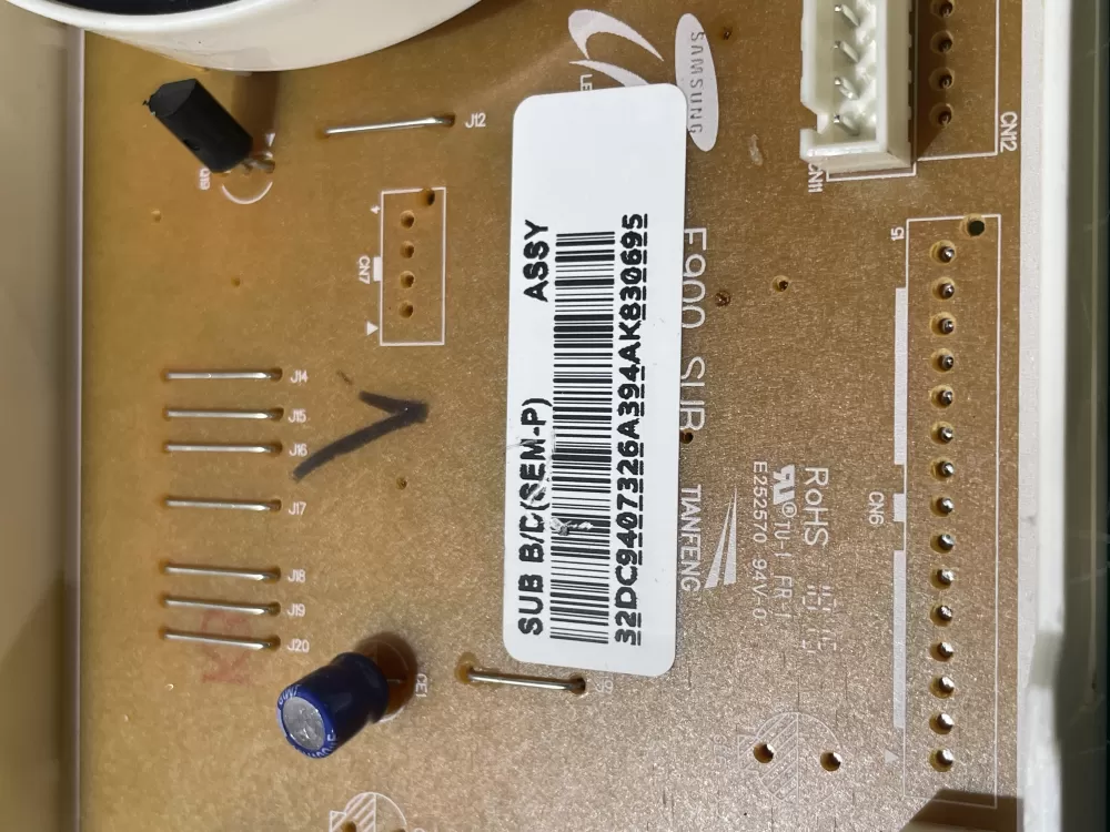 Samsung DC94 07326A Washer Control Board AZ192918 | Wmv880