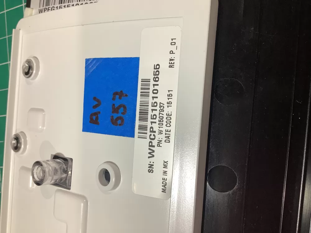 Whirlpool Cabrio W10507937 Washer Control Panel AZ185521 | AV557