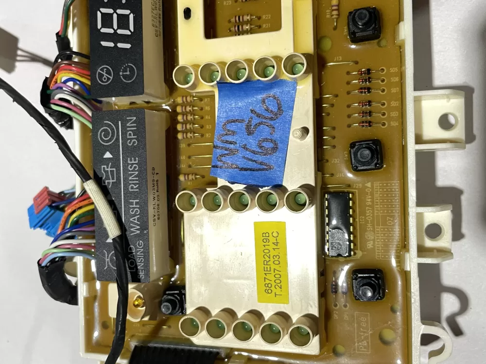 LG 6870EC9230A 6871ER2019B Washer Control Board