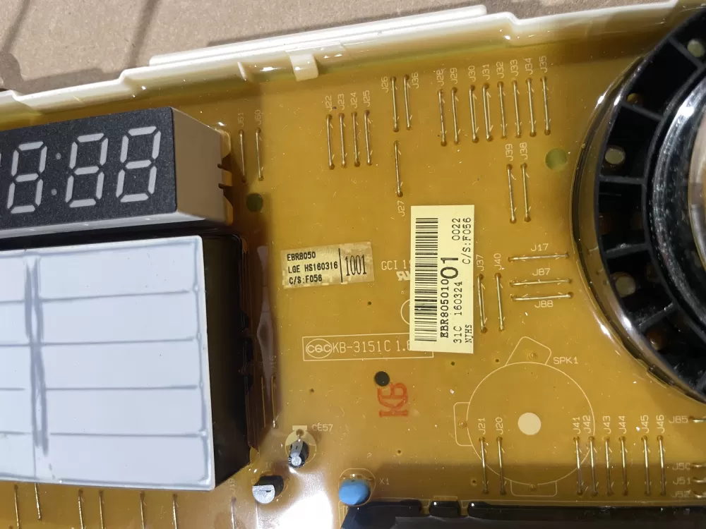 LG EBR80501001 EAX64809403 Washer Control Board AZ65202 | Wmv587