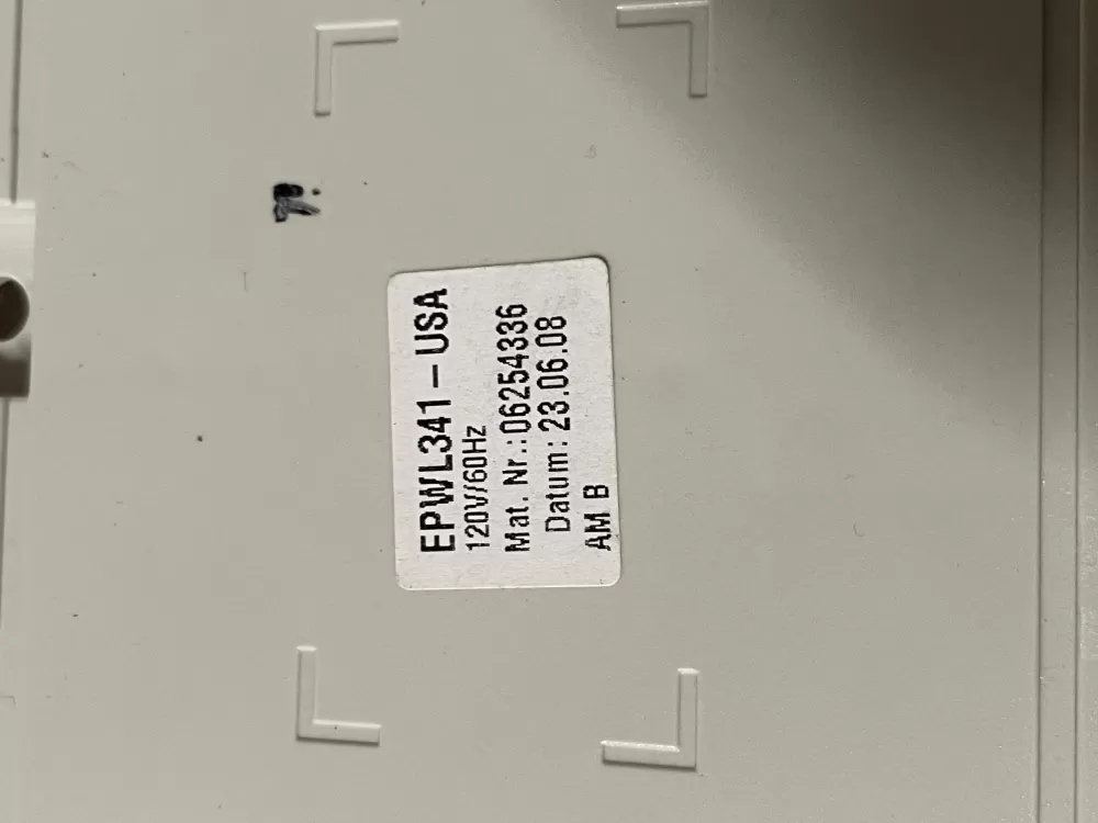 Miele EPWL341 06254336 Dryer User Interface Control Board AZ53626 | Wm1896