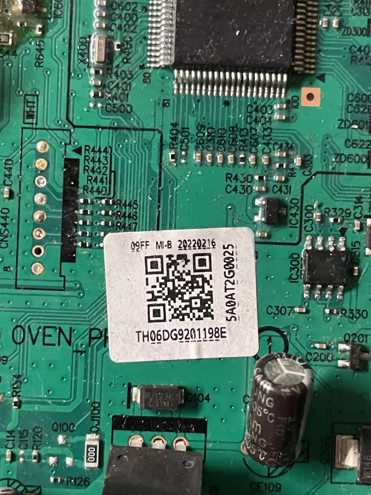 Samsung DG92 01198E Range Control Board AZ43694 | Wm1493