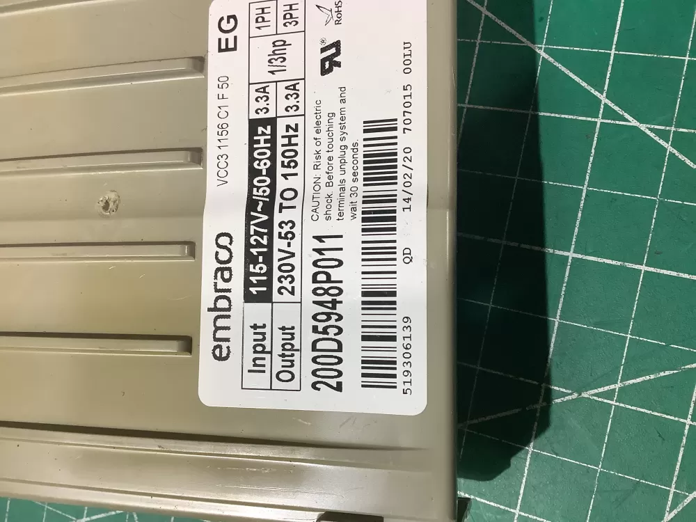 GE 200D5948P011 Refrigerator Display UI Control Board AZ194994 | AR436