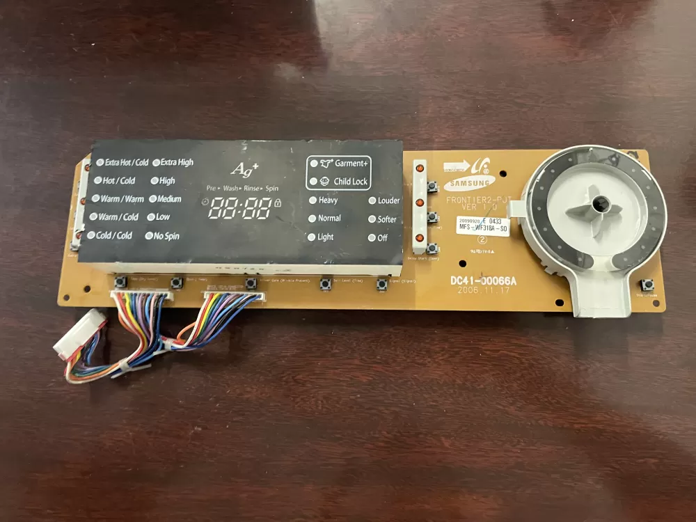 Samsung DC41-00066A Washer Control Board