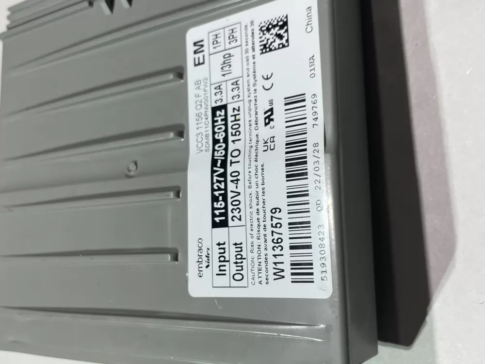 KitchenAid W11567494 Refrigerator Control Board Inverter AZ145704 | Wm11367579