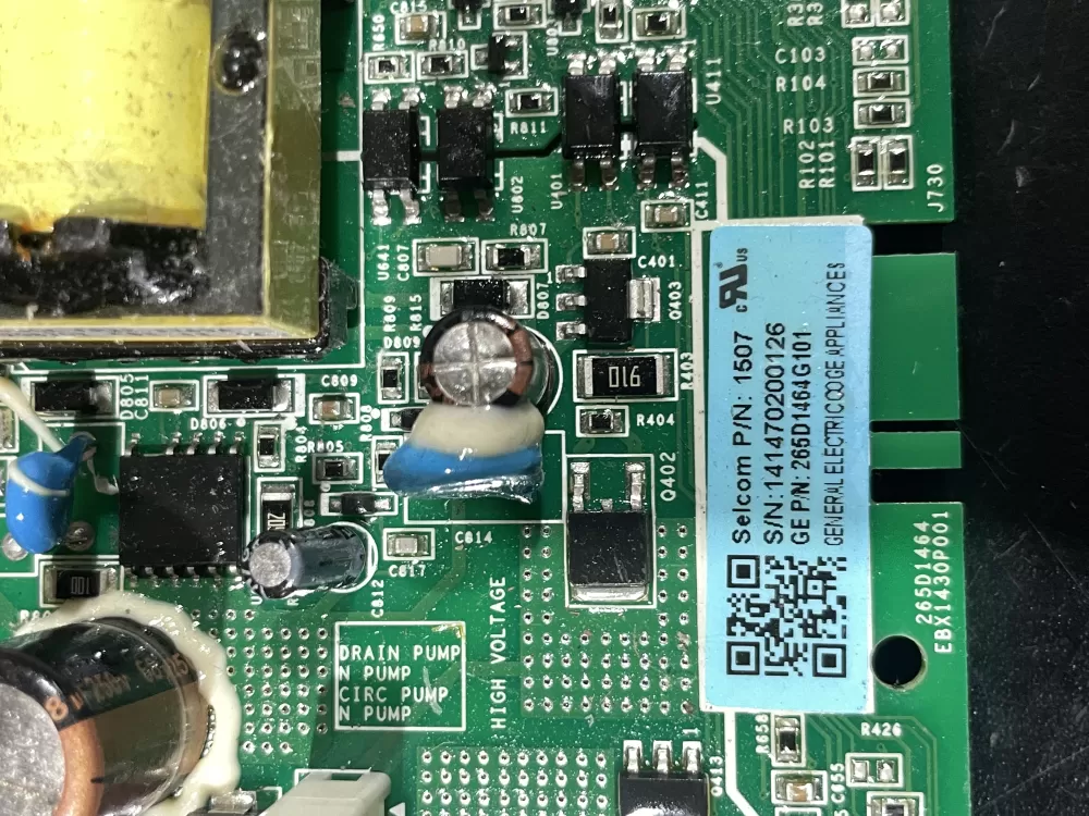 GE 265D1464G101 Dishwasher Control Board AZ61933 | Wm1910