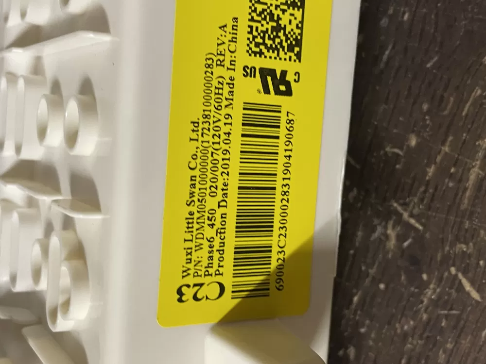 GE WH12X27293 17238100000283 Washer Control Board AZ53632 | Wm1896