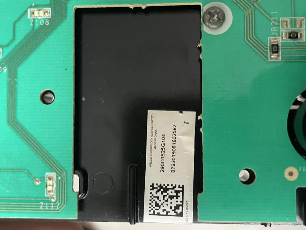 GE 290D1525G104 Washer Control Board AZ111513 | Wmv655