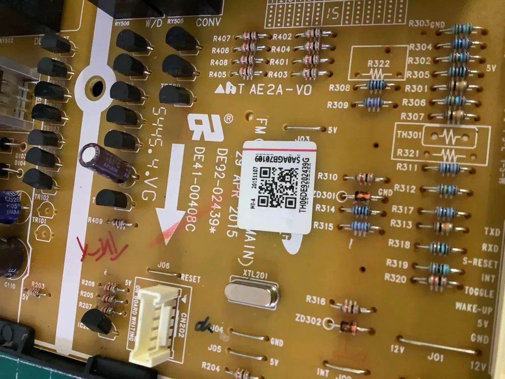 Samsung DE92 02439G Range Oven Control Board Relay AZ204289 | NR351