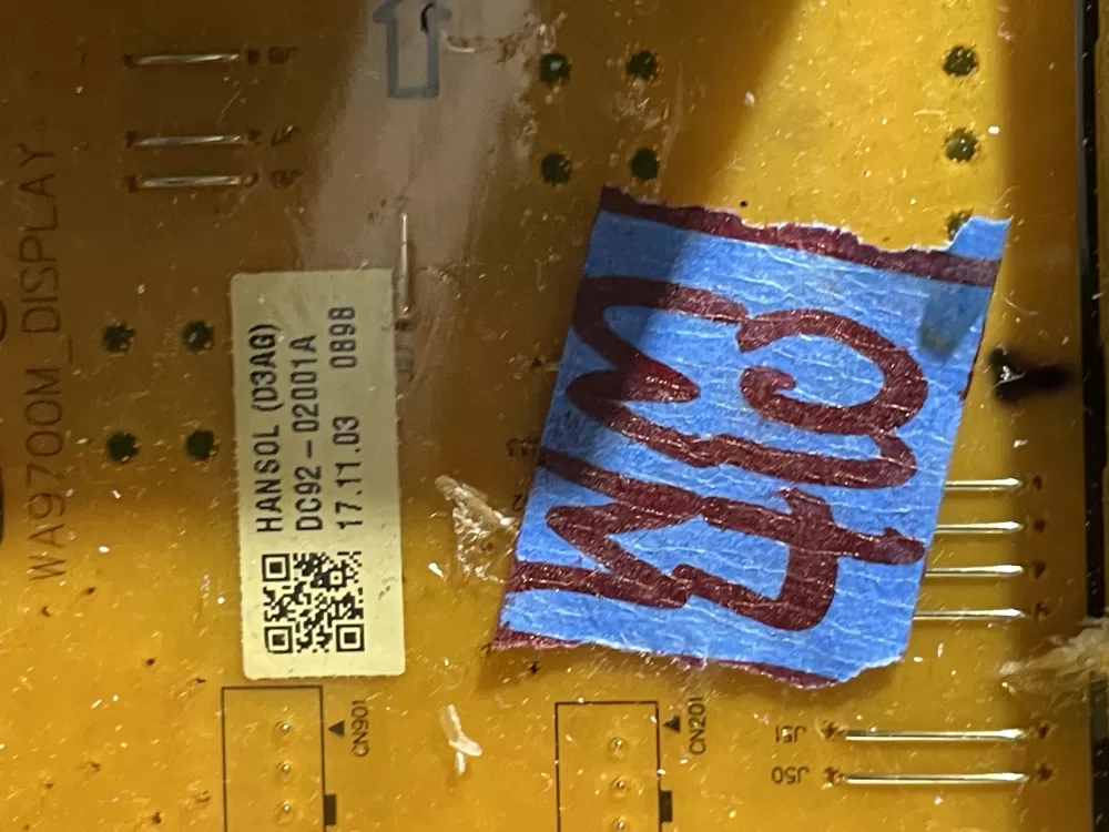 Samsung DC92 02001A AP6243666 DC92 02005A Washer Control Board AZ37695 | Wm410