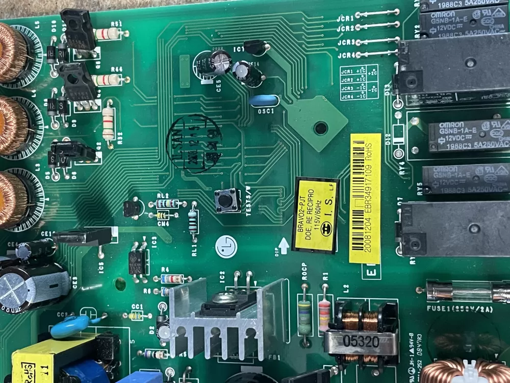 LG Kenmore EBR34917109 Refrigerator Control Board AZ23065 | KM1516